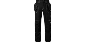 2515 Lange werkbroek, unisex, zwart, 102