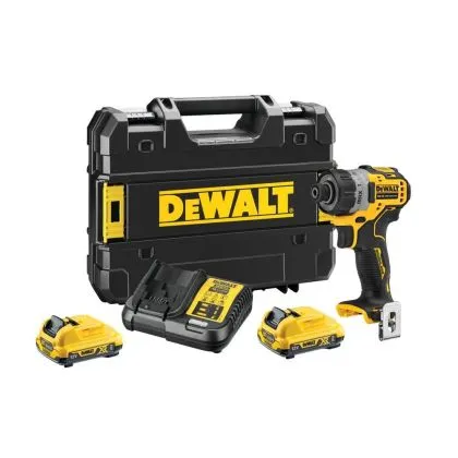 ACCU SCHROEFMACHINE DEWALT DCF601D2QW (12V  2X2.0AH)