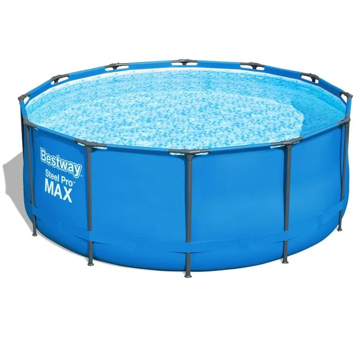 BESTWAY ZWEMBAD STEEL PRO MAX ROND 3.66MX1.22M