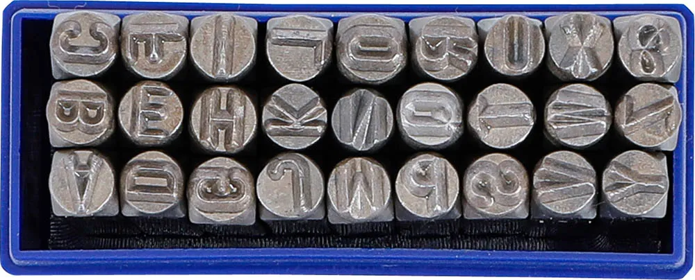BGS 2033 Slagletterset | Letterpons | 6 mm