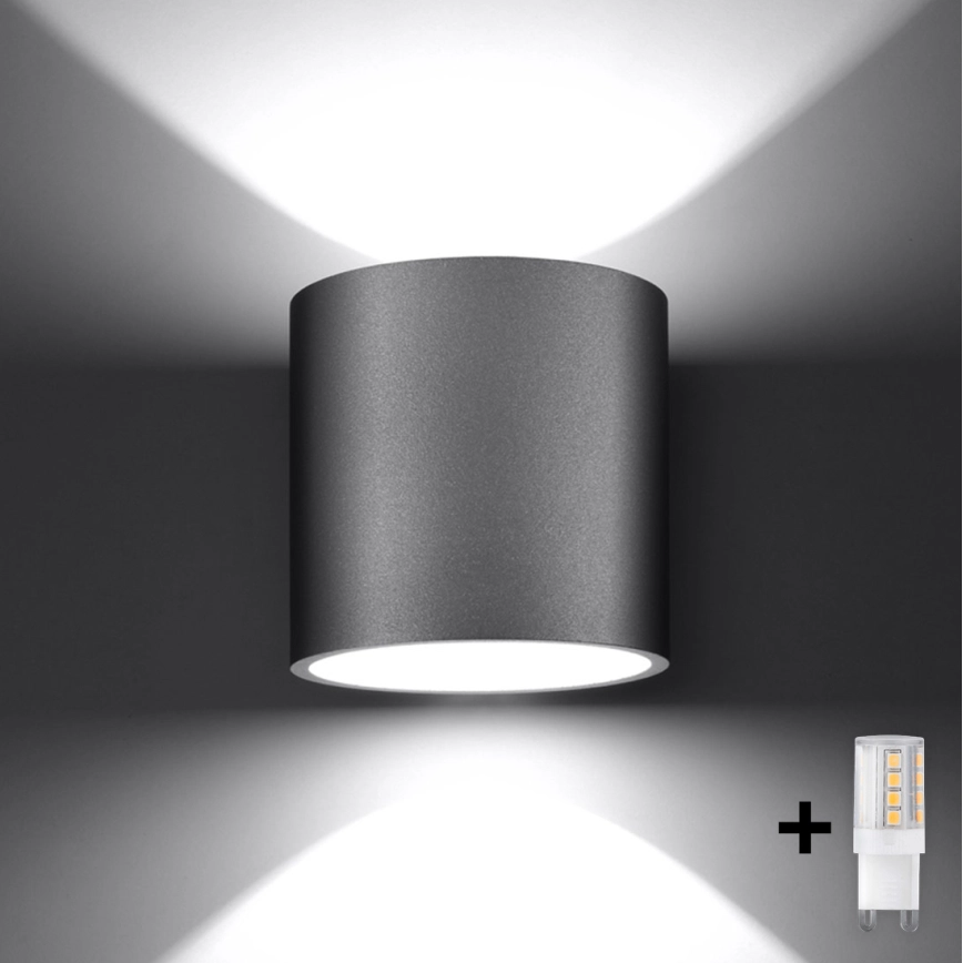 BRILAGI   LED WANDSPOT FRIDA 1XG9/4W/230V GRIJS