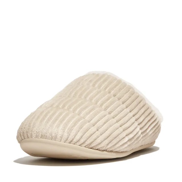 FITFLOP CHRISSIE FLEECELINED CORDUROY SLIPPERS
