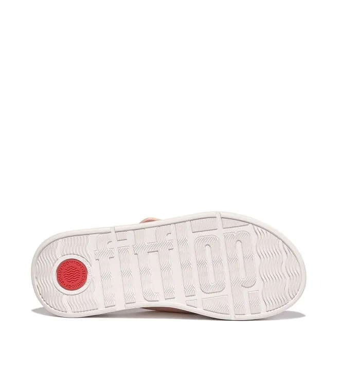 FITFLOP FMODE BUCKLE FLATFORM ROSE FOAM SLIPPERS