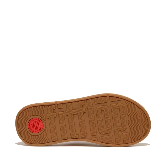 FITFLOP FMODE LEATHERTWIST FLATFORM SLIDES (CORK WRAP)