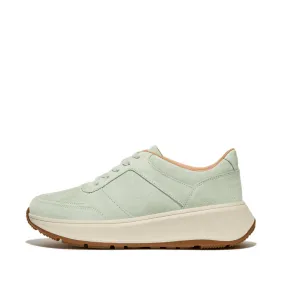 FitFlop F-Mode Suede Flatform Sneakers sage brush Sneakers / veterschoenen