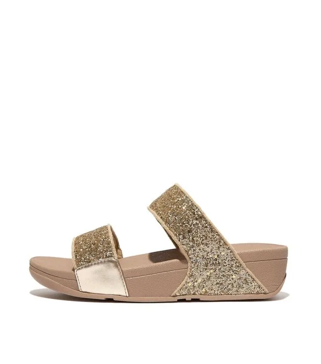 FitFlop FitFlop Lulu Slide Glitter beige glitter Slippers