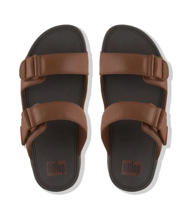 FitFlop Gogh Moc Slide In Leather Men Slippers