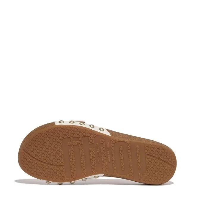 FitFlop Iqushion Adjustable Buckle urban white Slippers