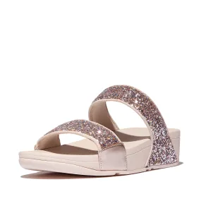 FitFlop Lulu Multi-Tonal Glitter Slides Slippers