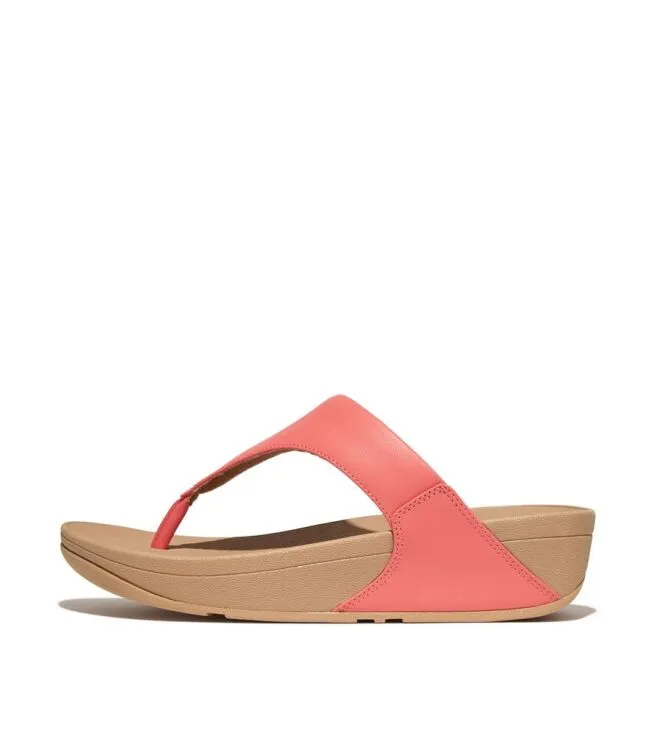 FitFlop Lulu Toepost rosy coral Slippers
