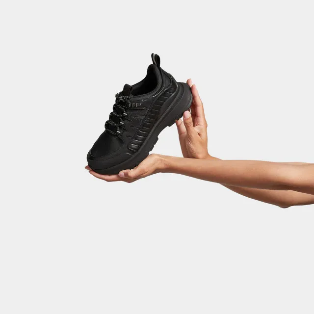 FITFLOP NEODHYKER LEATHERMIX OUTDOOR TRAINERS