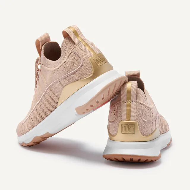 FITFLOP VITAMIN FF METALPOP KNIT SPORTS SNEAKERS