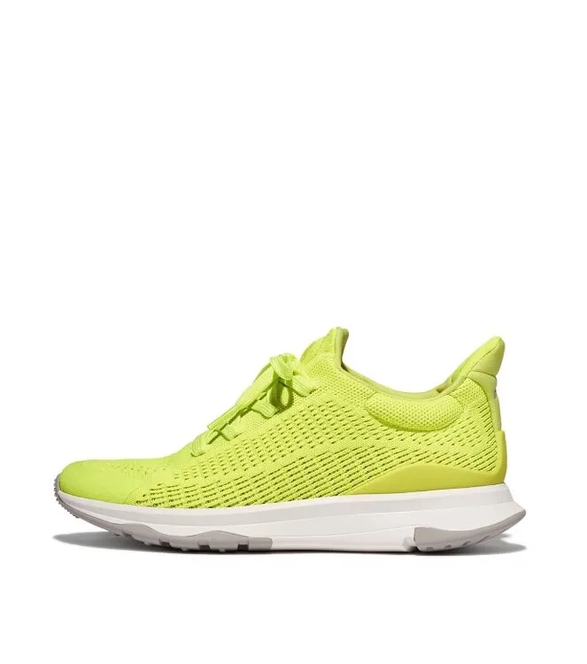 FitFlop Vitamin Ffx Knit Sports Sneakers electric yellow Sneakers / veterschoenen