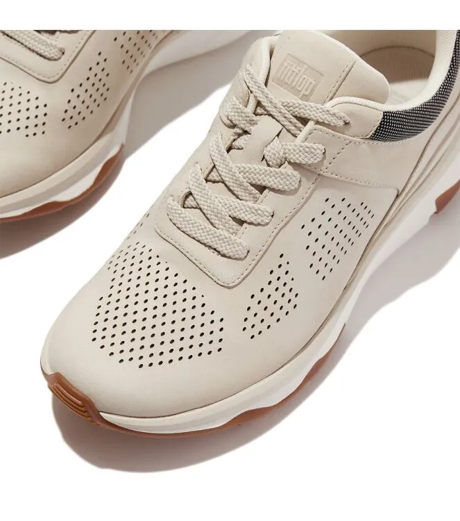 FITFLOP VITAMIN FFX  NUBUCK/CREAM CREAM SNEAKERS / VETERSCHOENEN