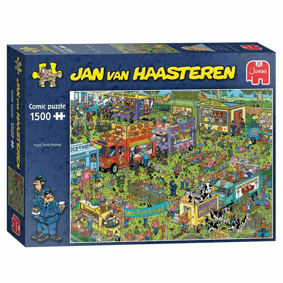 JAN VAN HAASTEREN LEGPUZZEL  FOOD TRUCK FESTIVALS, 1500ST.