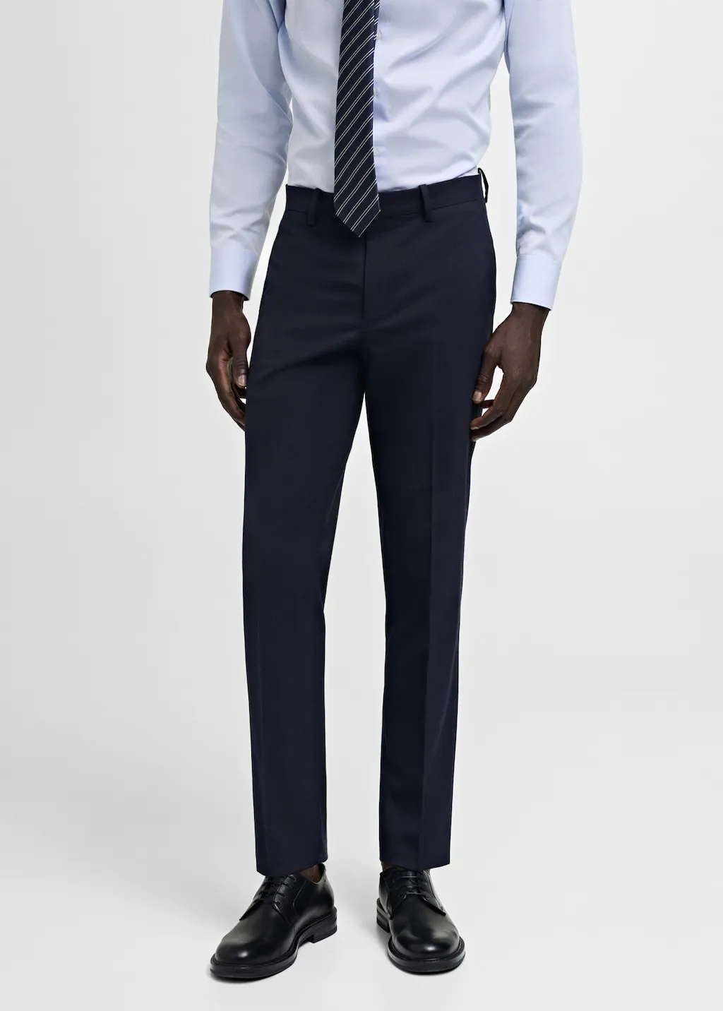 SLIMFIT PANTALON VAN COMFORT STRETCH STOF